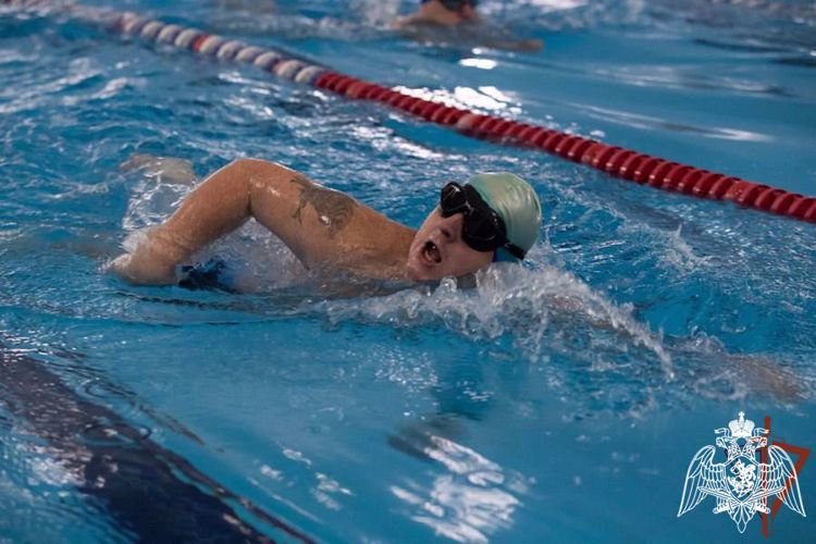 Определены победители и призеры чемпионата Росгвардии по плаванию