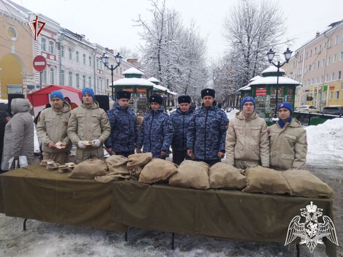 Тверские росгвардейцы присоединились ко Всероссийской акции «Блокадный хлеб»