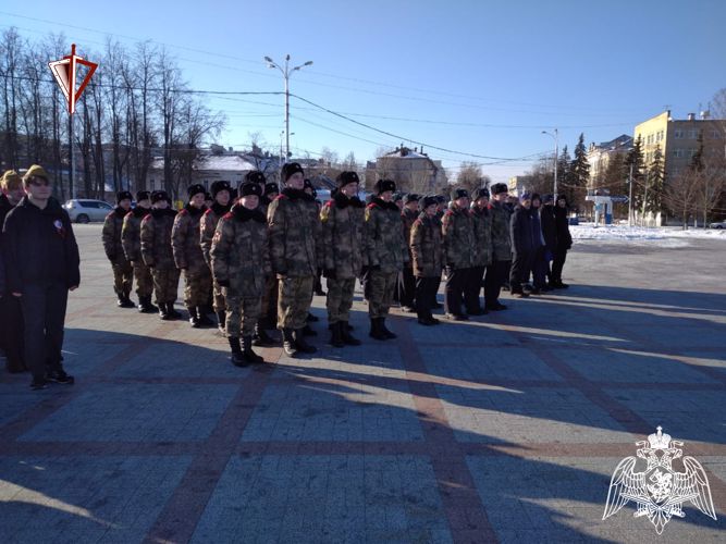 Офицер Управления Росгвардии по Тверской области вошел в состав жюри конкурса строя и песни среди школьников