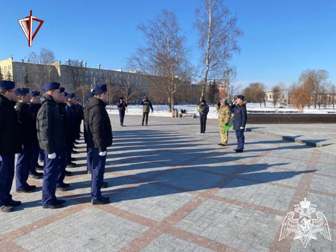 Офицер Управления Росгвардии по Тверской области вошел в состав жюри конкурса строя и песни среди школьников