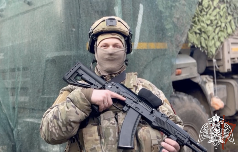 Росгвардейцы Центрального округа – участники СВО поздравили женщин с Международным женским днем (видео)