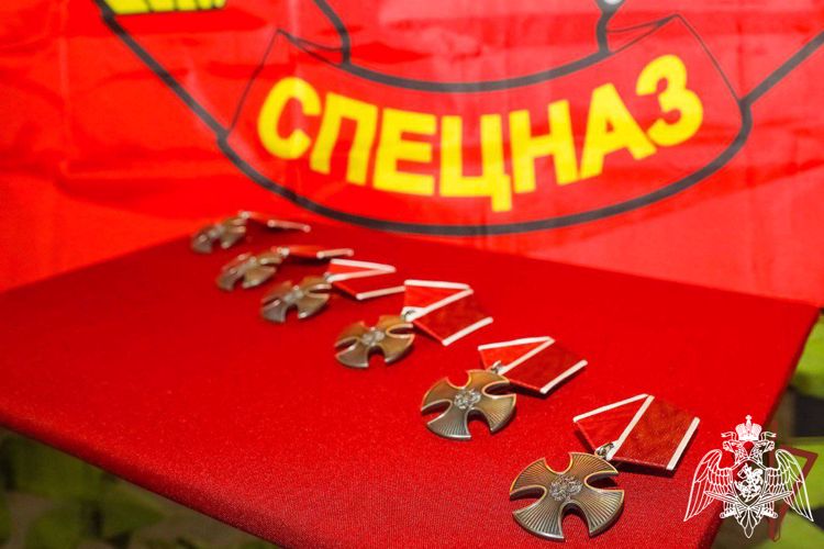 Командующий группировкой вручил награды росгвардейцам в ЛНР
