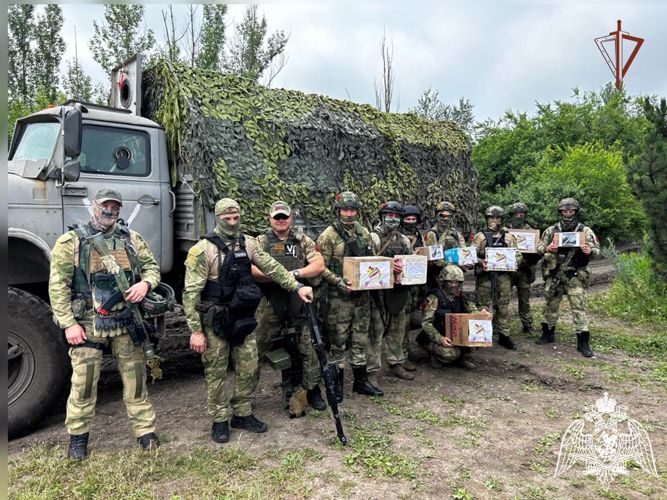 Участники СВО - тверские росгвардейцы - записали видеообращение с благодарностью за посылки и поддержку землякам (видео)