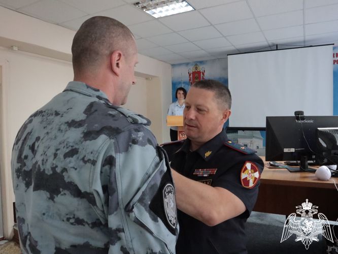 В Твери сотрудникам Росгвардии вручили государственные награды