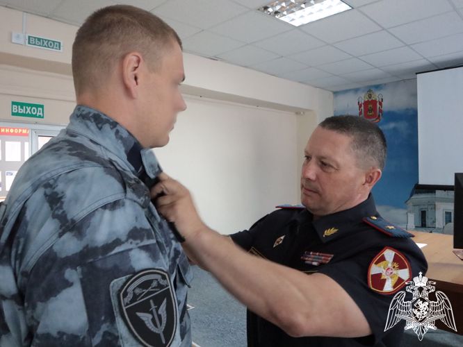В Твери сотрудникам Росгвардии вручили государственные награды