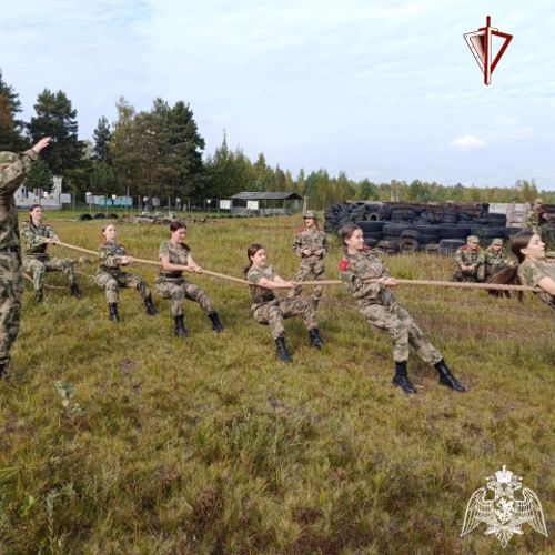 Тверские росгвардейцы провели «Зарницу» с учащимися подшефной школы