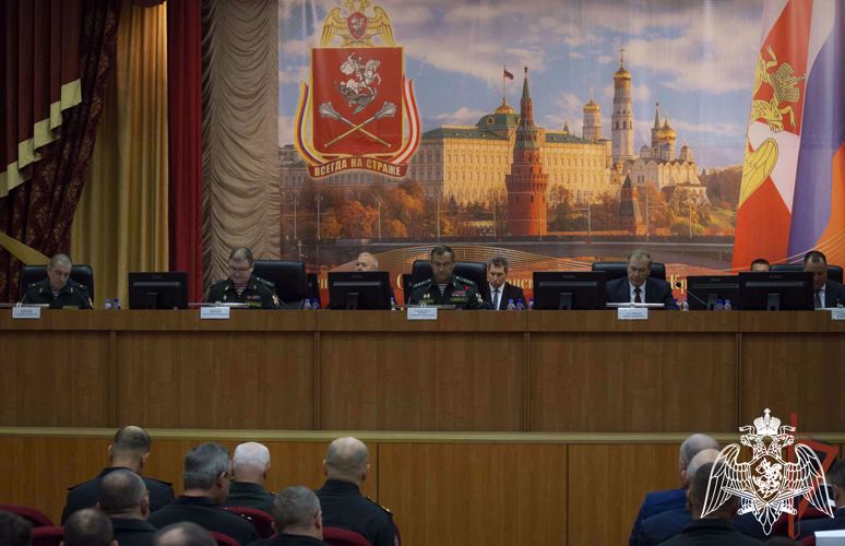 В Центральном округе Росгвардии состоялся военный совет