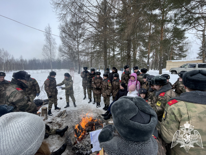 Тверские росгвардейцы провели «Зарницу» с учащимися подшефных классов