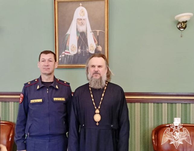 Начальник Управления Росгвардии по Тверской области генерал-майор полиции Иван Гричанов принял участие во встрече с  представителями Тверской епархии 