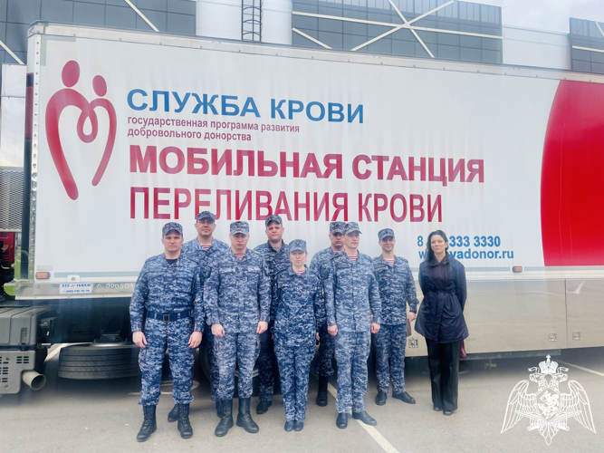 Тверские росгвардейцы приняли участие в добровольной сдаче крови и ее компонентов в  рамках акции «От сердца к сердцу»
