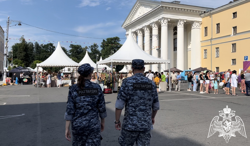 Росгвардия обеспечила правопорядок во время празднования Дня города Твери
