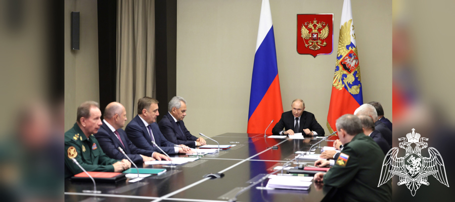 Генерал армии Виктор Золотов принял участие в оперативном совещании под руководством Президента России