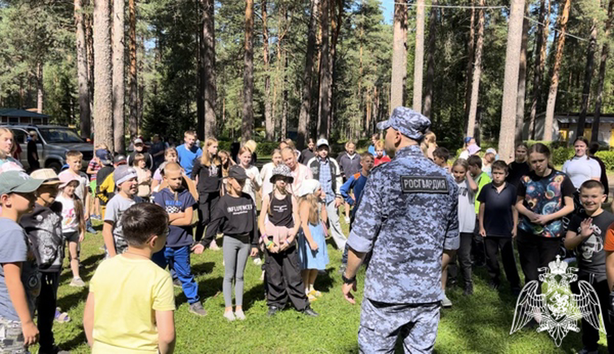 Тверские Росгвардейцы посетили детские оздоровительные лагеря «Ровесник» и «Романтик»