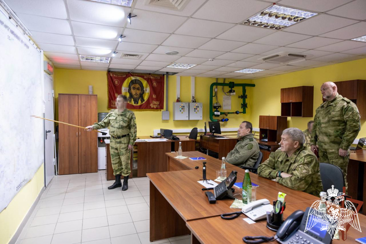 Генерал армии Виктор Золотов проверил выполнение боевых задач подразделениями Росгвардии в Курской области