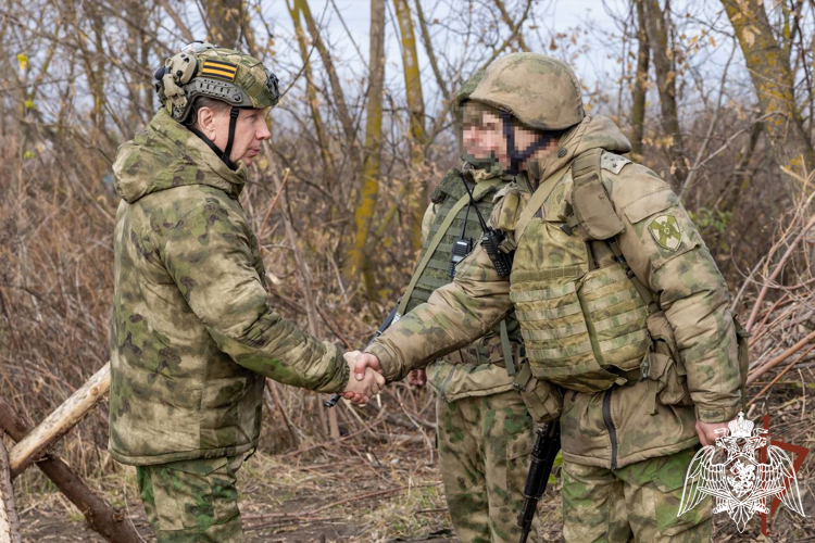 Генерал армии Виктор Золотов проверил выполнение боевых задач подразделениями Росгвардии в Курской области