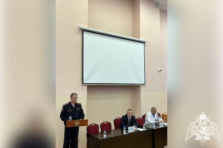 Росгвардейцы в Твери приняли участие в семинаре по  аспектам антитеррористической защищенности объектов здравоохранения 