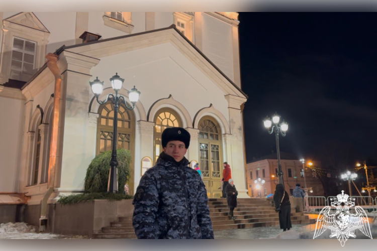 В Рождество Росгвардейцы обеспечили правопорядок на территории Твери и Тверской области