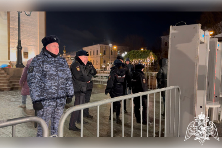 В Рождество Росгвардейцы обеспечили правопорядок на территории Твери и Тверской области