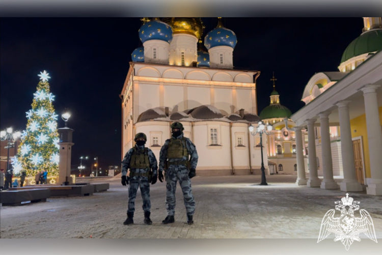 В Рождество Росгвардейцы обеспечили правопорядок на территории Твери и Тверской области