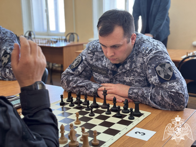Команда СОБР «Волк» стала победителем чемпионата регионального управления Росгвардии по шахматам в Твери