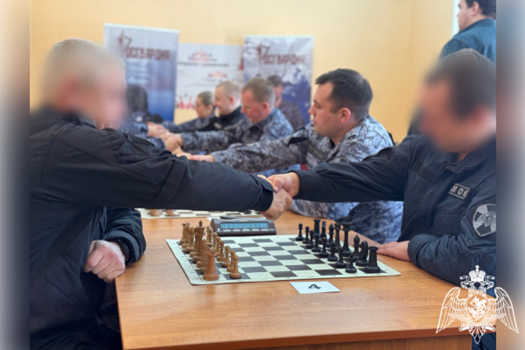Команда СОБР «Волк» стала победителем чемпионата регионального управления Росгвардии по шахматам в Твери
