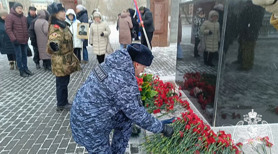 В Твери Росгвардейцы приняли участие в мероприятии посвященном Дню воинов-интернационалистов 