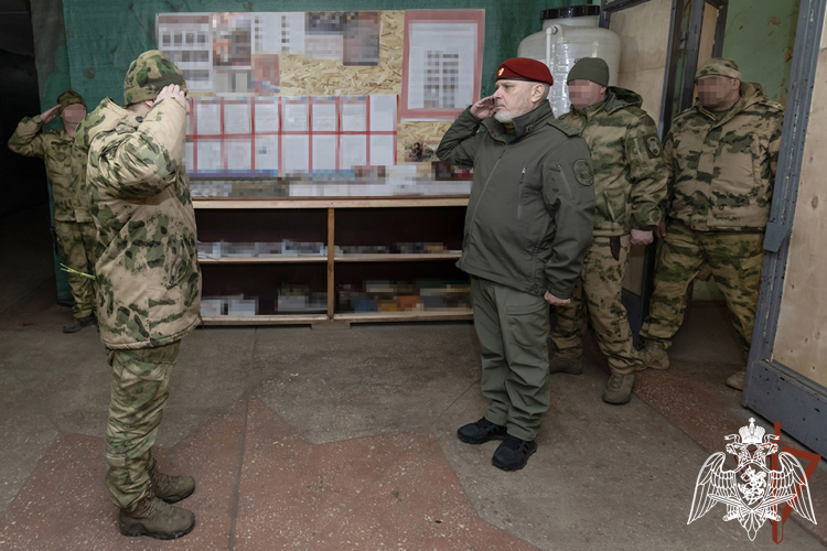 Заместитель директора Росгвардии генерал-полковник Алексей Воробьев проверил организацию служебно-боевой деятельности подразделений ведомства в ДНР