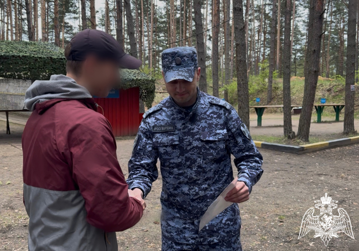 Соревнования по служебному биатлону прошли среди Тверских росгвардейцев