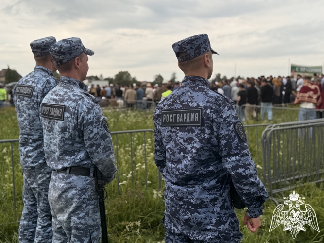 В Твери период празднования Курбан-Байрам сотрудники Росгвардии обеспечили правопорядок и общественную безопасность