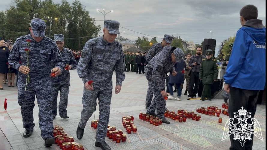 В Твери личный состав территориального Управления Росгвардии принял участие в мероприятиях, посвященных Дню Памяти и скорби