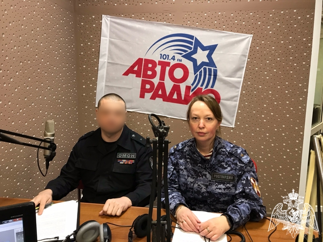 Сотрудники Росгвардии стали гостями «Авторадио» Тверь