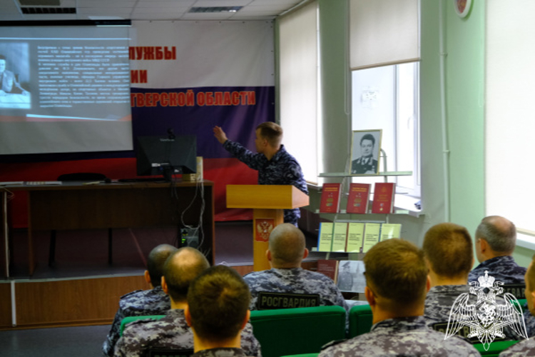 В Управлении Росгвардии по Тверской области проходят мероприятия, посвященные 107 годовщине со дня рождения генерала армии И.К. Яковлева