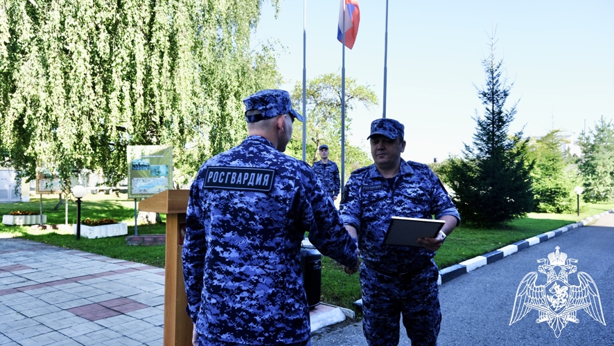 В Тверском Управлении Росгвардии в честь Дня Государственного флага Российской Федерации прошли праздничные мероприятия