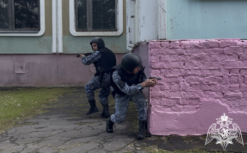 Тверские Росгвардейцы отработали действия в ходе всероссийских антитеррористических учениях