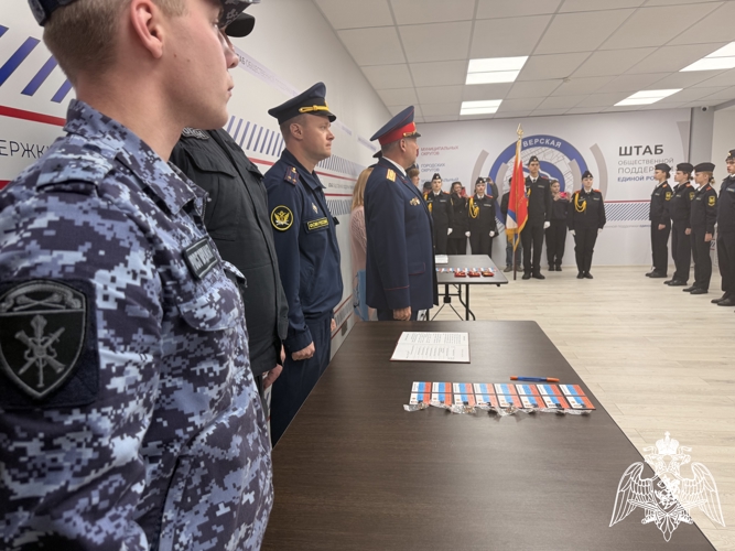 Тверские росгвардейцы приняли участие в церемонии принятия присяги кадет