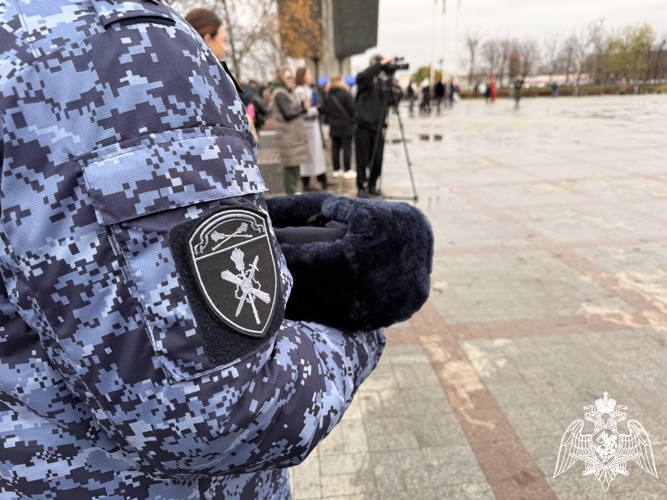 Росгвардейцы приняли участие в акции «Равнение на бессмертие» в Твери