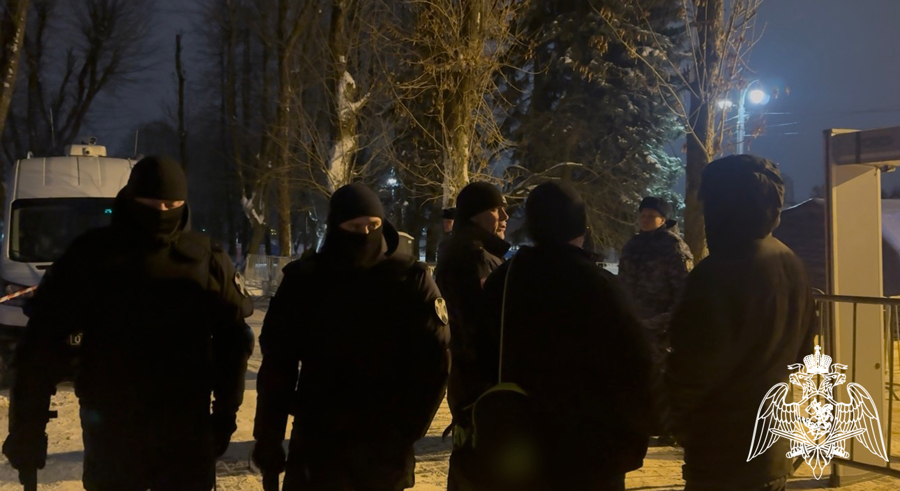 В Тверской области сотрудники Росгвардии обеспечили безопасность в ходе празднования Крещения Господня (видео)