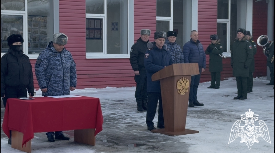 В Твери чествовали росгвардейцев, вернувшихся из служебной командировки (видео)