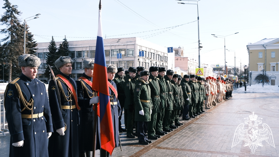 В Твери начальник территориального Управления Росгвардии принял участие в памятном мероприятии, посвященном Дню защитника Отечества