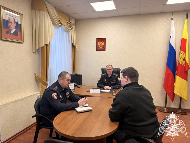 Начальник Управления Росгвардии по Тверской области  провел личный прием граждан