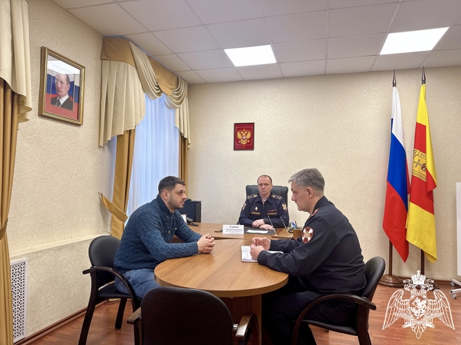 Начальник Управления Росгвардии по Тверской области провел личный прием граждан