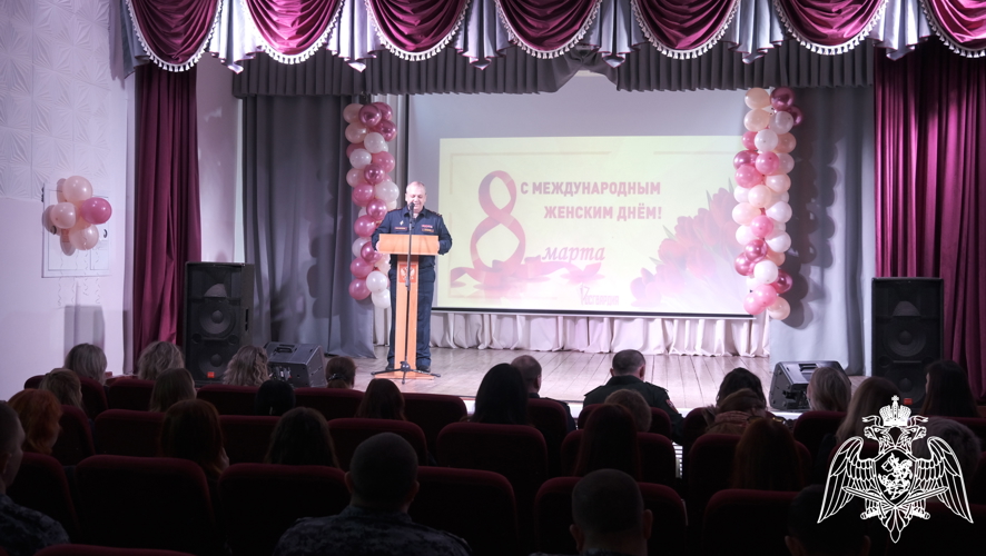 В Управлении Росгвардии по Тверской области состоялось торжественное мероприятие посвященное Международному женскому дню