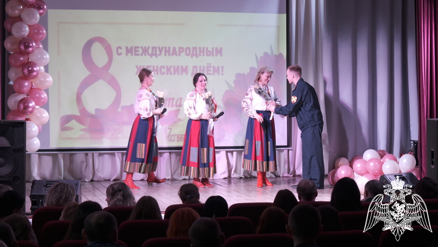 В Управлении Росгвардии по Тверской области состоялось торжественное мероприятие посвященное Международному женскому дню