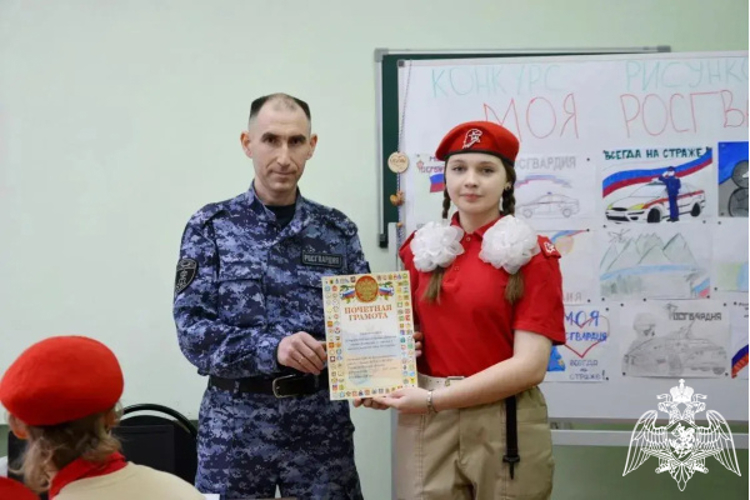 В преддверии юбилея Росгвардии в Тверской области сотрудники вневедомственной охраны провели ряд патриотических мероприятий 