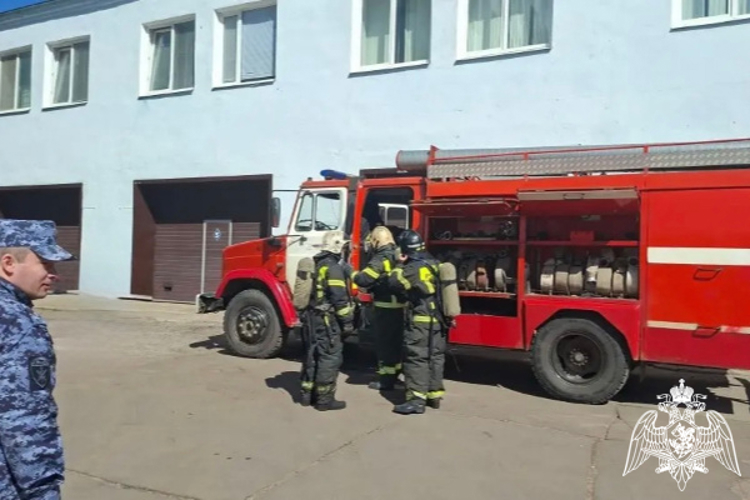 Личный состав Управления Росгвардии по Тверской области принял участие в пожарно-тактических учениях