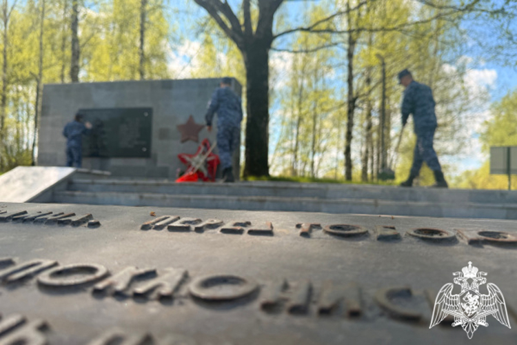 В Твери в преддверии празднования 81-й  годовщины Победы в Великой Отечественной войне росгвардейцы провели акцию по сохранению исторической памяти