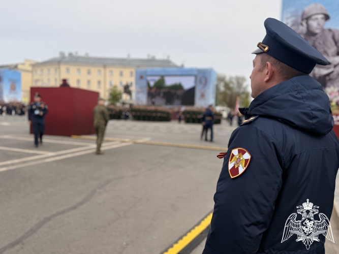 В День Победы Росгвардия обеспечивала безопасность на праздничных мероприятиях в Тверской области