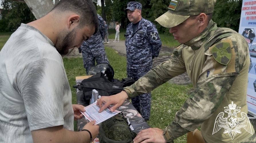 В Твери личный состав регионального управления Рогсвардии принял участие в мероприятии «Молодежь за ЗОЖ»