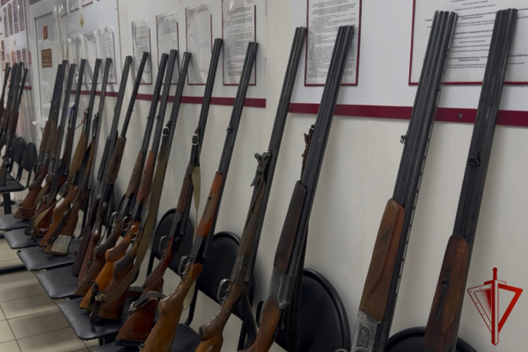 РОСГВАРДЕЙЦЫ ИЗЪЯЛИ БОЛЕЕ 20 ЕДИНИЦ ОРУЖИЯ В ТВЕРСКОЙ ОБЛАСТИ