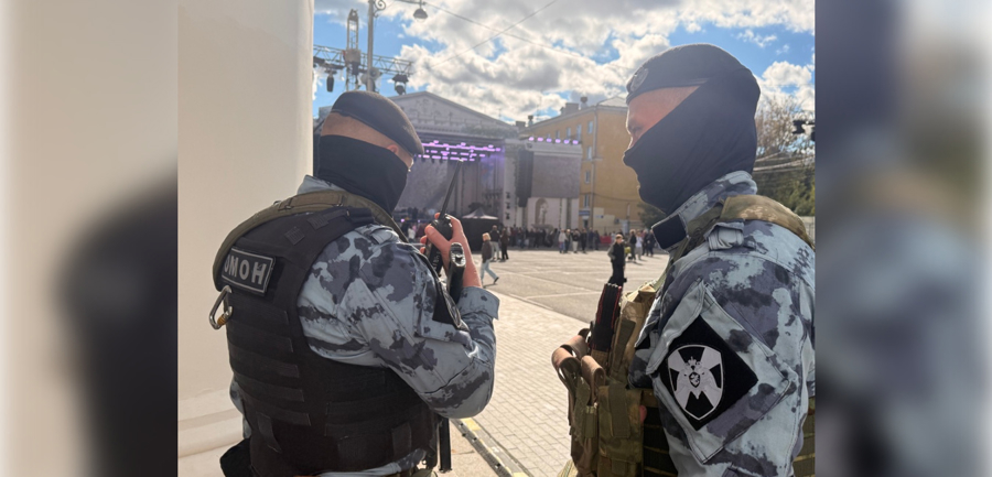 Росгвардейцы обеспечили безопасность тверитян и гостей столицы Верхневолжья во время торжественного открытия  городского сада 